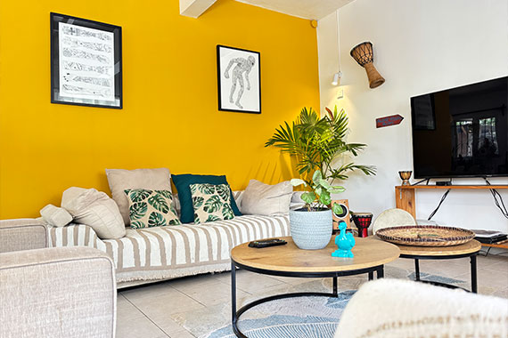 La Kolok, coliving convivial à La Preneuse, proche de la plage, idéal pour digital nomads et voyageurs actifs